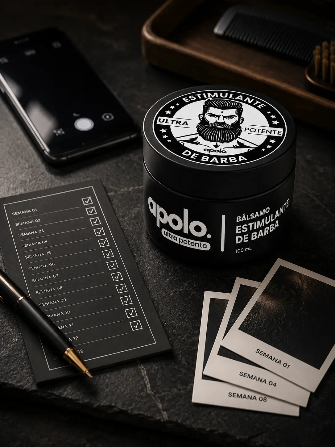 APOLO beard care progress comparison