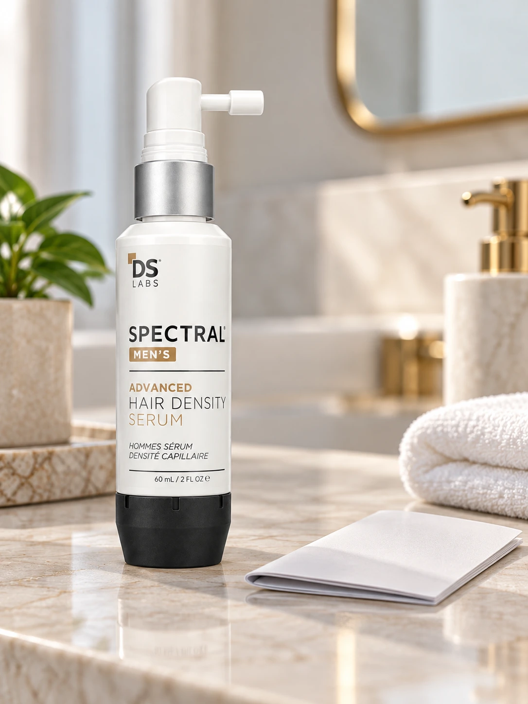 Recomendaciones e instrucciones para la correcta aplicación y absorción del tratamiento Spectral Men's DNC-N con Nanoxidil.
